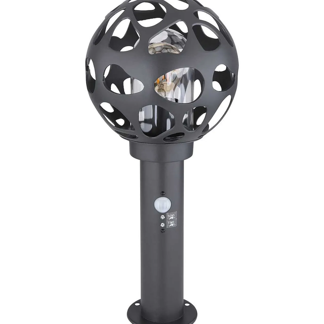 mutoni light Aussenleuchte Hilario Edelstahl Anthrazit 1Xe27 Led> Led-Aussenleuchten