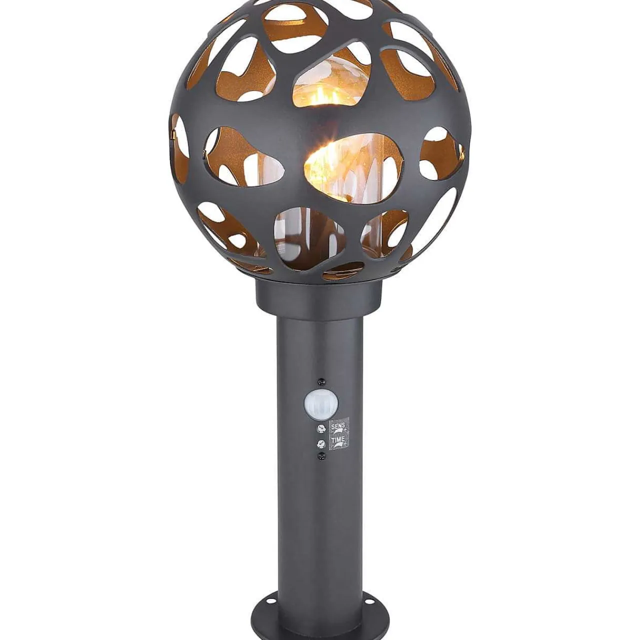 mutoni light Aussenleuchte Hilario Edelstahl Anthrazit 1Xe27 Led> Led-Aussenleuchten
