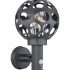 mutoni light Aussenleuchte Hilario Edelstahl Anthrazit 1Xe27 Led> Led-Aussenleuchten