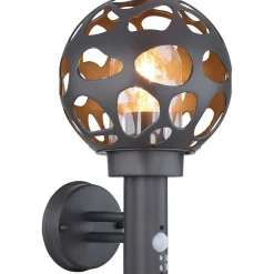 mutoni light Aussenleuchte Hilario Edelstahl Anthrazit 1Xe27 Led> Led-Aussenleuchten