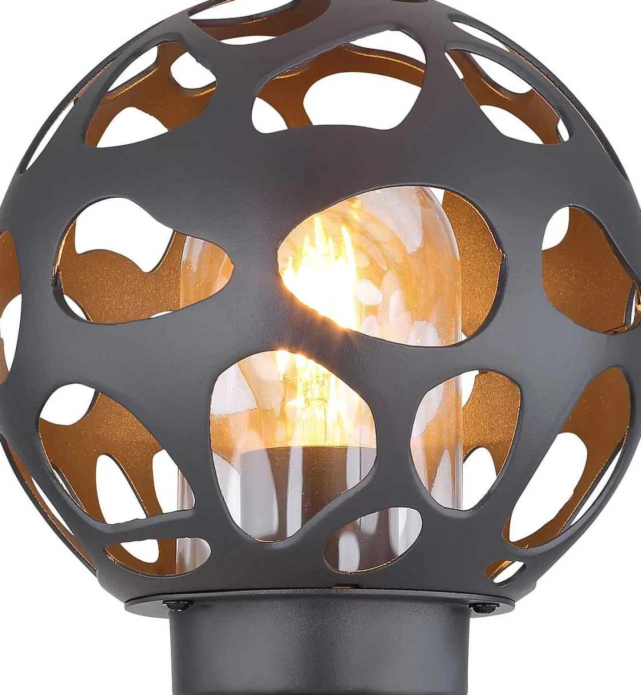 mutoni light Aussenleuchte Hilario Edelstahl Anthrazit 1Xe27 Led> Led-Aussenleuchten