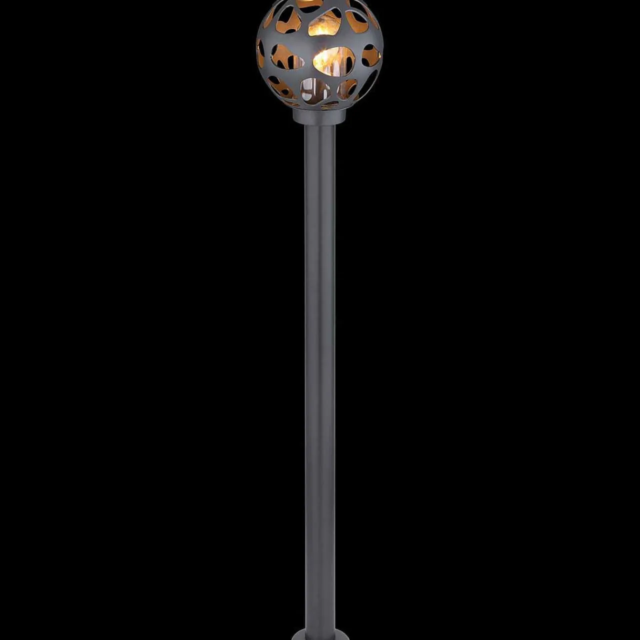 mutoni light Aussenleuchte Hilario Edelstahl Anthrazit 1Xe27 Led> Led-Aussenleuchten