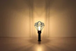 mutoni light Aussenleuchte Horace Edelstahl Schwarz 1Xe27 Led> Bodenleuchten Aussen
