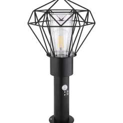 mutoni light Aussenleuchte Horace Edelstahl Schwarz 1Xe27 Led> Bodenleuchten Aussen