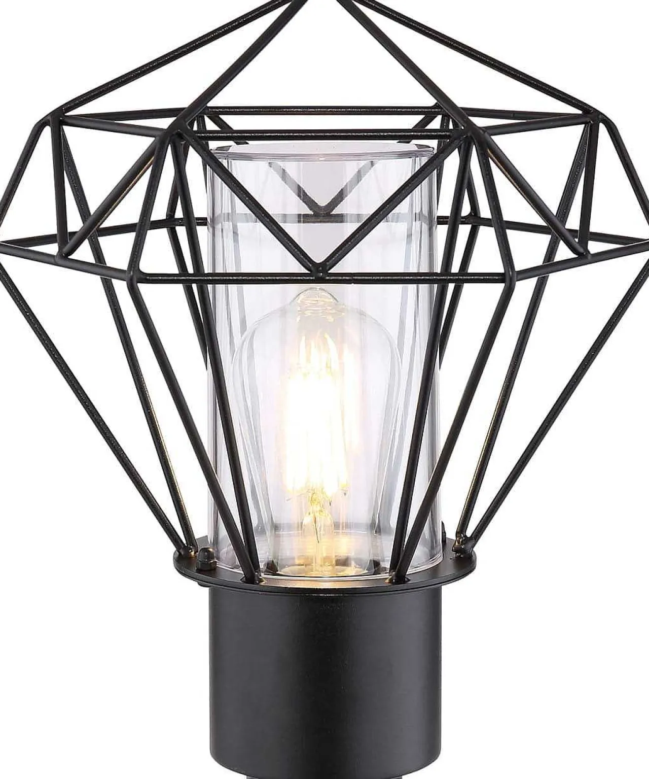 mutoni light Aussenleuchte Horace Edelstahl Schwarz 1Xe27 Led> Bodenleuchten Aussen