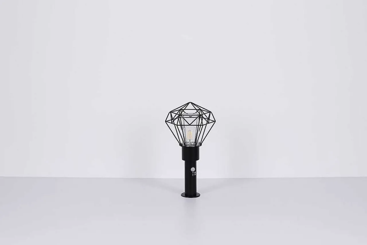 mutoni light Aussenleuchte Horace Edelstahl Schwarz 1Xe27 Led> Bodenleuchten Aussen