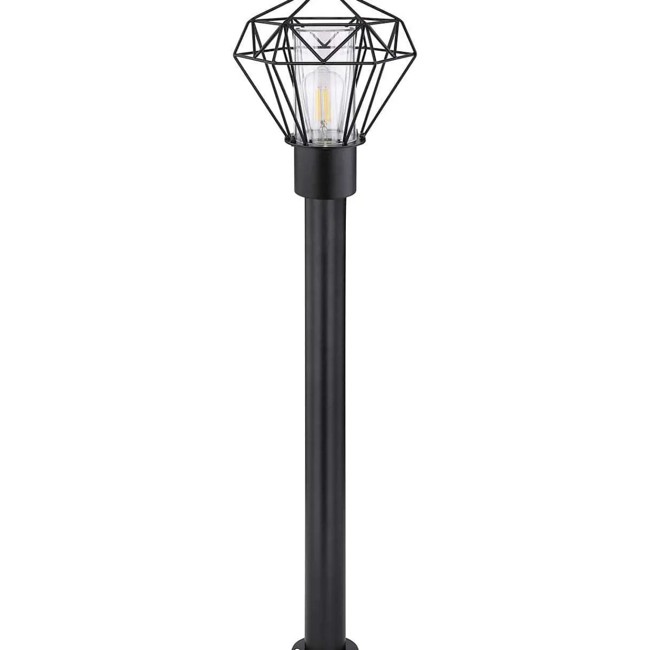 mutoni light Aussenleuchte Horace Edelstahl Schwarz 1Xe27 Led> Led-Aussenleuchten