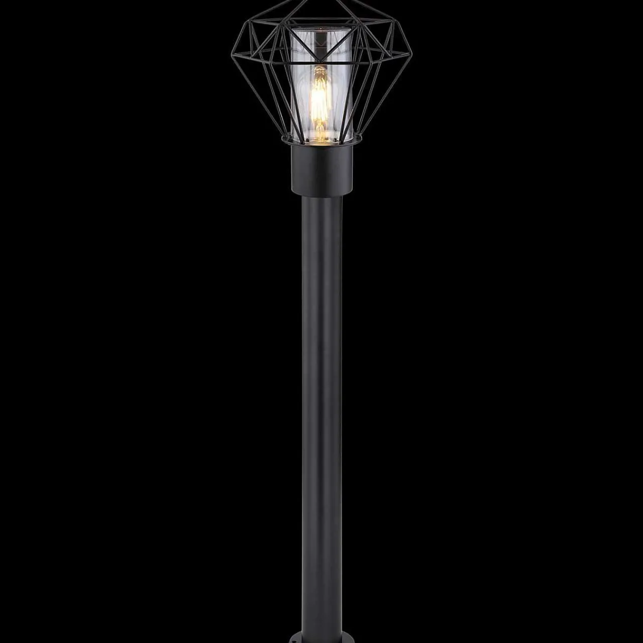 mutoni light Aussenleuchte Horace Edelstahl Schwarz 1Xe27 Led> Led-Aussenleuchten