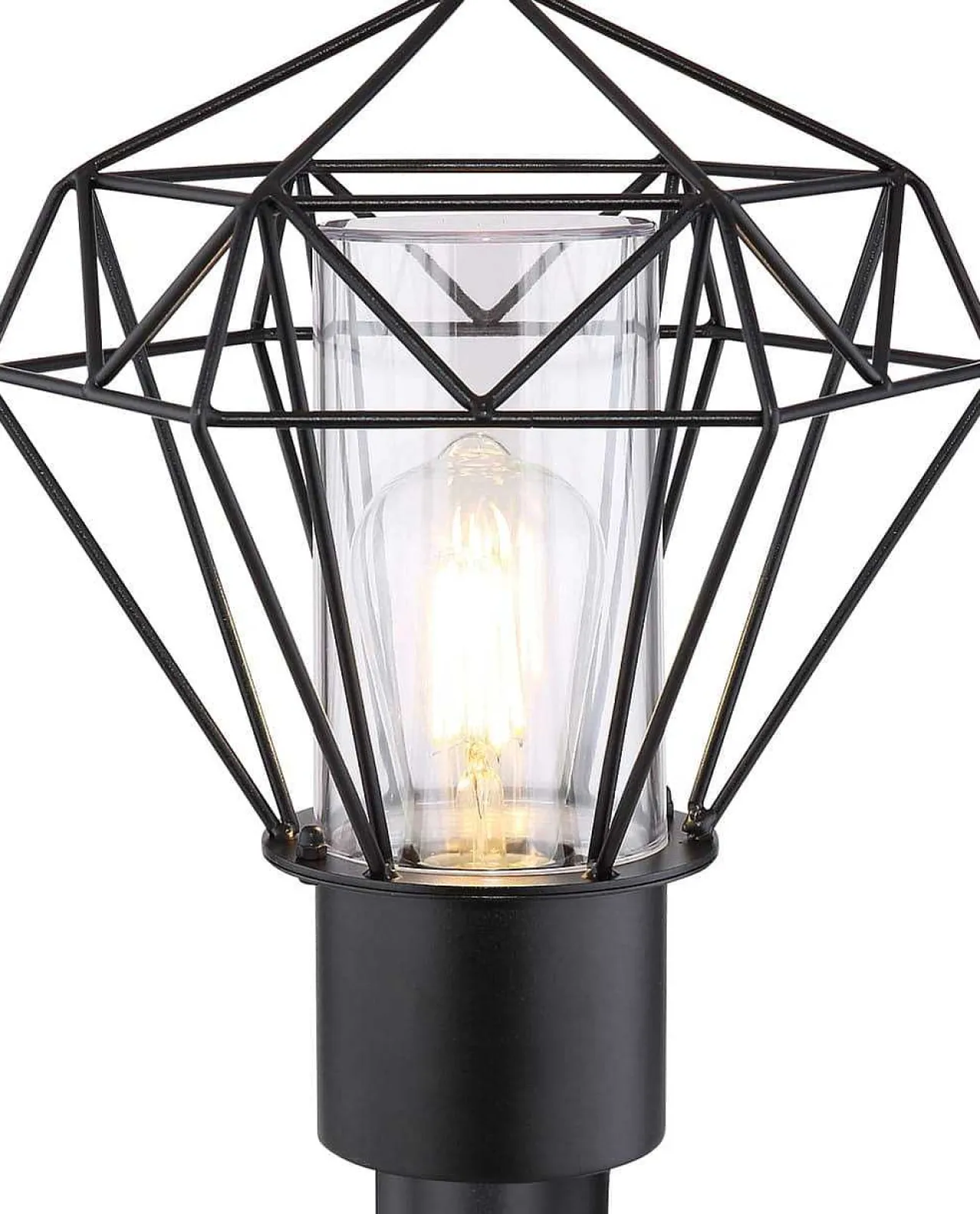 mutoni light Aussenleuchte Horace Edelstahl Schwarz 1Xe27 Led> Led-Aussenleuchten
