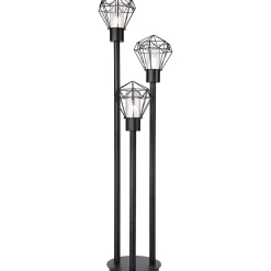 mutoni light Aussenleuchte Horace Edelstahl Schwarz 3Xe27 Led><noscript><img width=