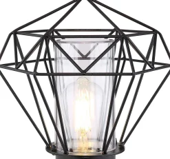 mutoni light Aussenleuchte Horace Edelstahl Schwarz 1Xe27 Led> Led-Aussenleuchten