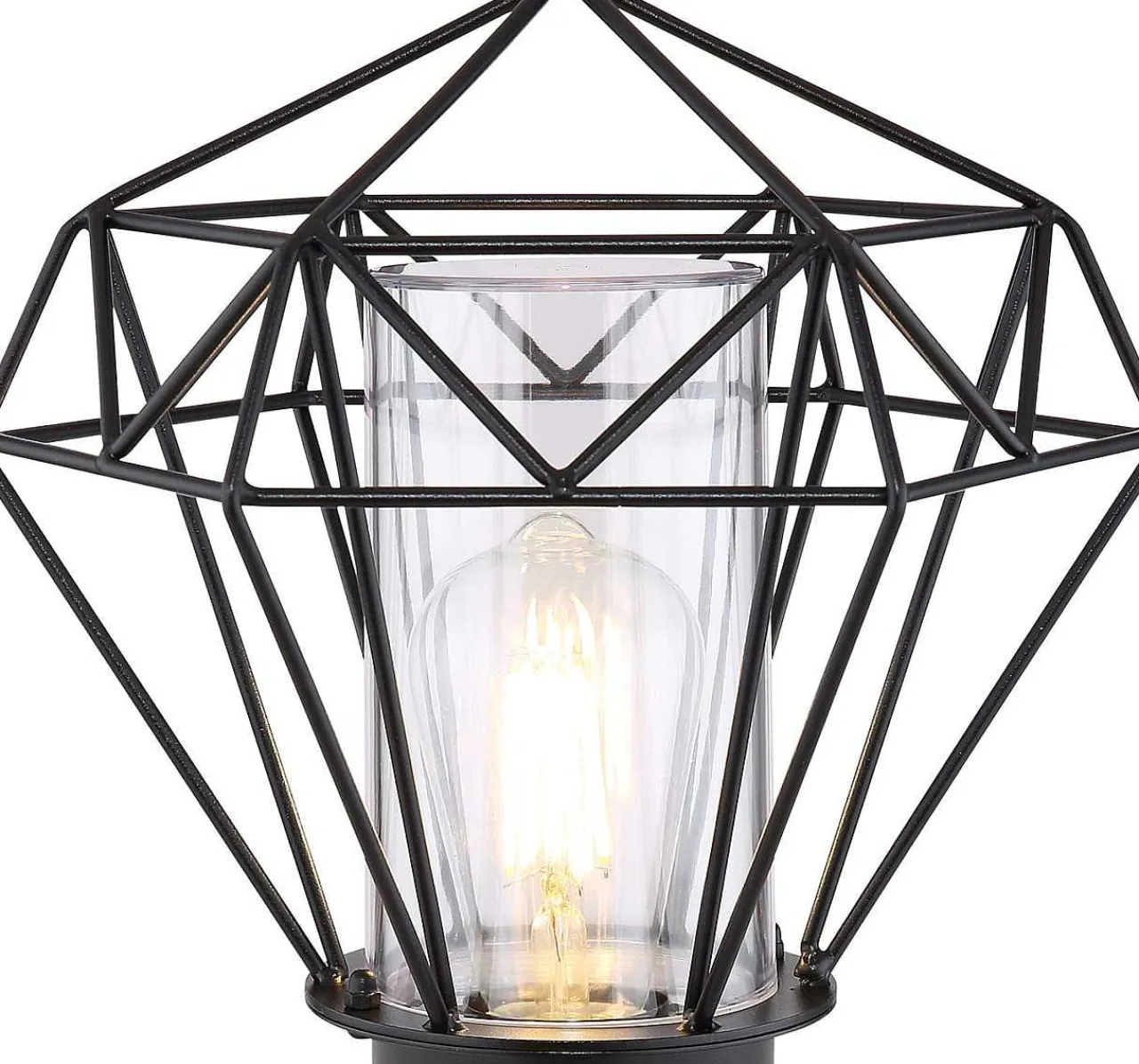 mutoni light Aussenleuchte Horace Edelstahl Schwarz 1Xe27 Led> Led-Aussenleuchten