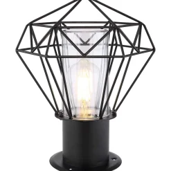 mutoni light Aussenleuchte Horace Edelstahl Schwarz 1Xe27 Led> Led-Aussenleuchten