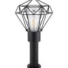 mutoni light Aussenleuchte Horace Edelstahl Schwarz 1Xe27 Led> Led-Aussenleuchten