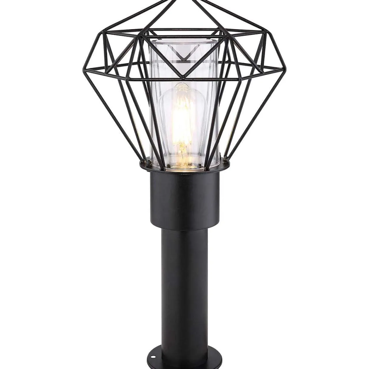 mutoni light Aussenleuchte Horace Edelstahl Schwarz 1Xe27 Led> Led-Aussenleuchten