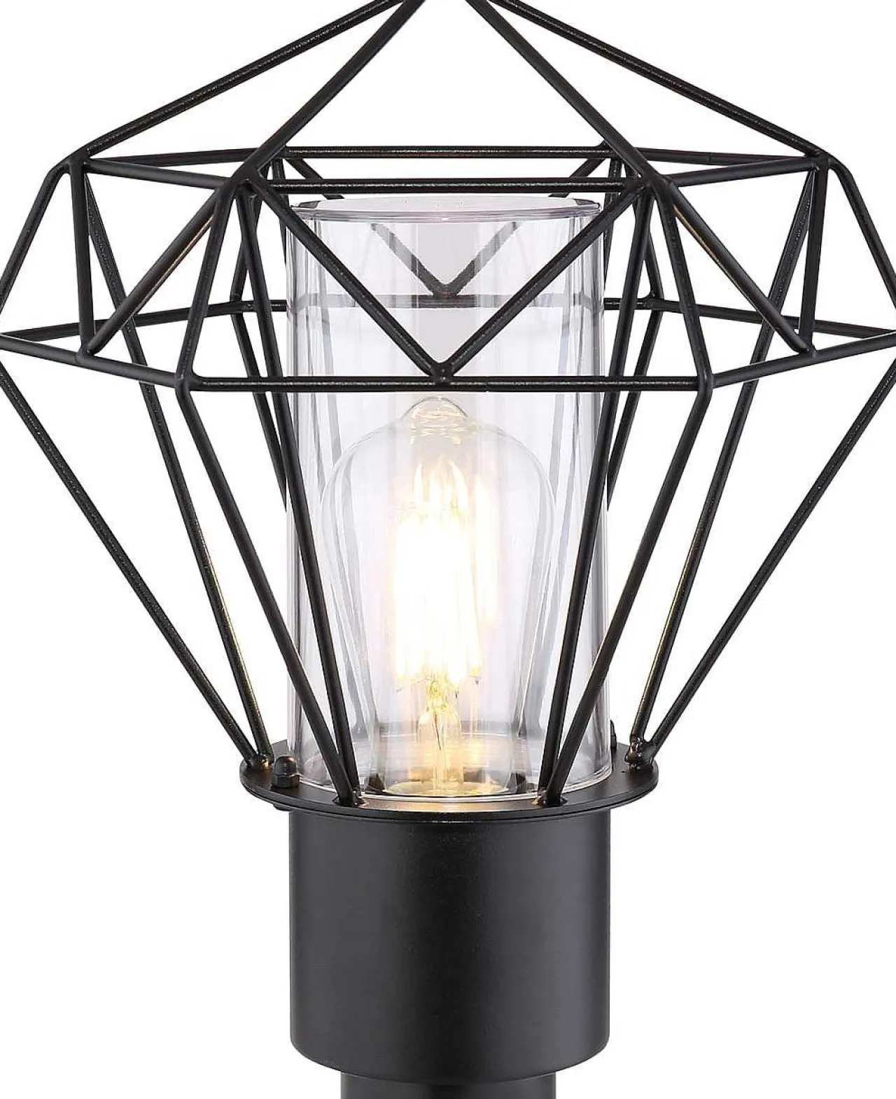 mutoni light Aussenleuchte Horace Edelstahl Schwarz 1Xe27 Led> Led-Aussenleuchten