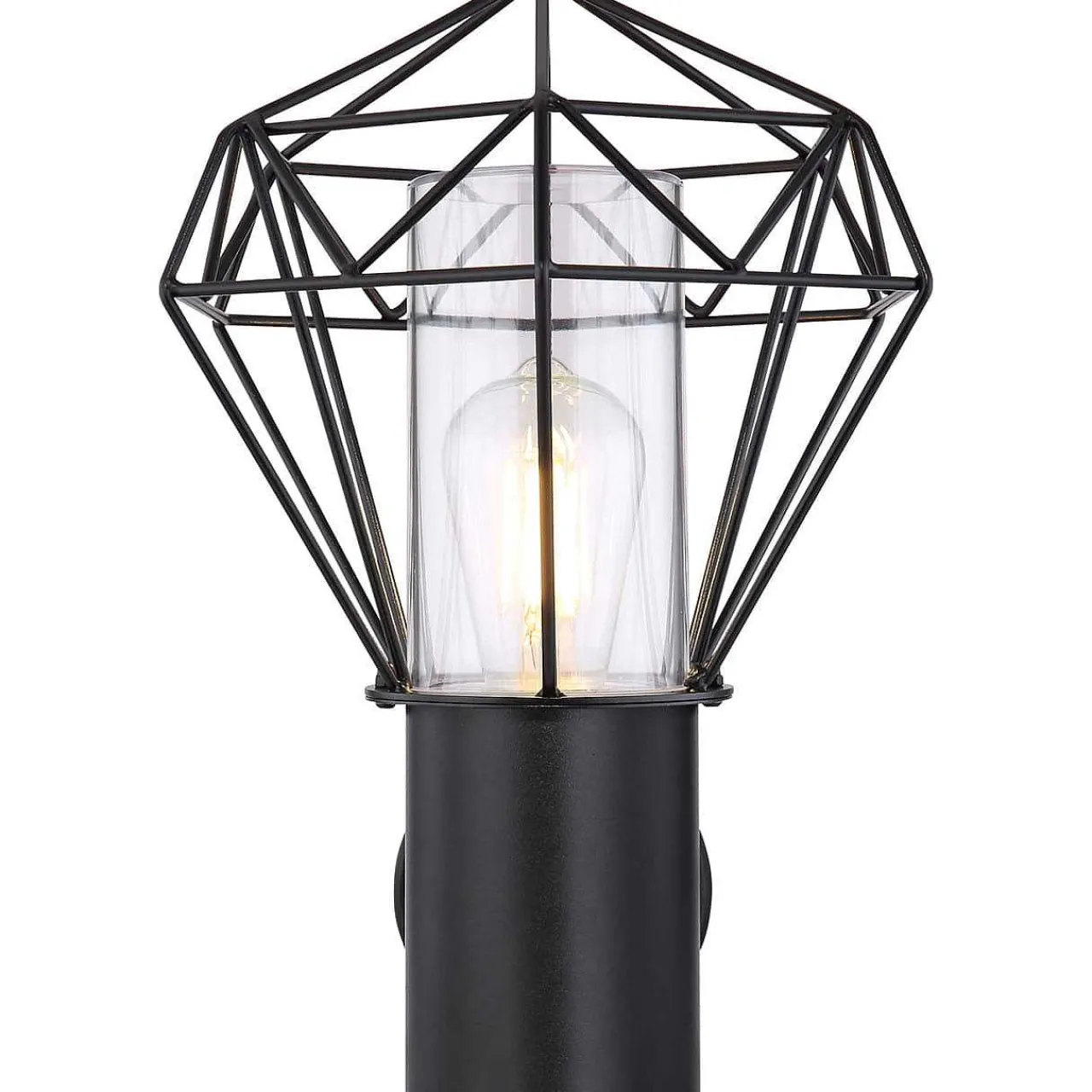 mutoni light Aussenleuchte Horace Edelstahl Schwarz 1Xe27 Led> Led-Aussenleuchten