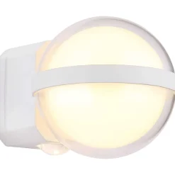 mutoni light Aussenleuchte Illi Aluminium Weiss Matt Led> Wandleuchten Aussen
