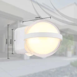 mutoni light Aussenleuchte Illi Aluminium Weiss Matt Led><noscript><img width=