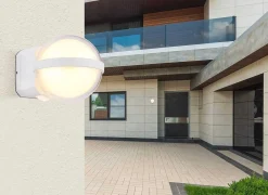 mutoni light Aussenleuchte Illi Aluminium Weiss Matt Led><noscript><img width=