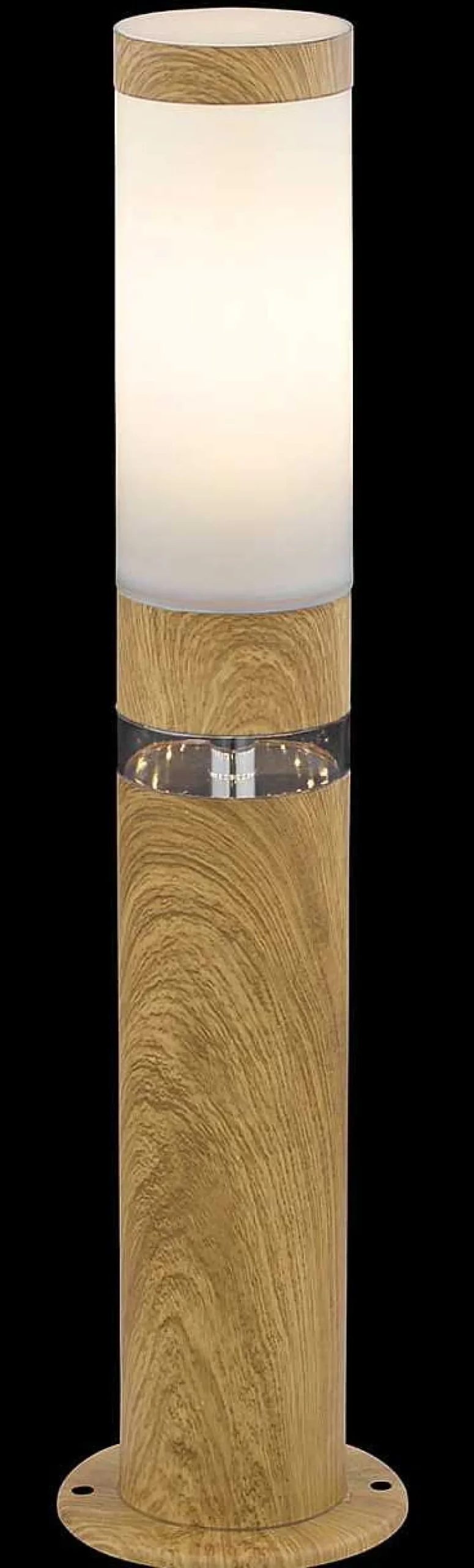 mutoni light Aussenleuchte Jaicy Edelstahl Holzoptik 1Xe27 Led> Led-Aussenleuchten
