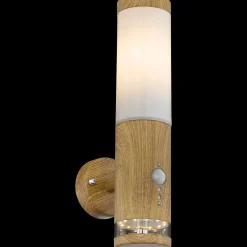 mutoni light Aussenleuchte Jaicy Edelstahl Holzoptik 1Xe27 Led><noscript><img width=