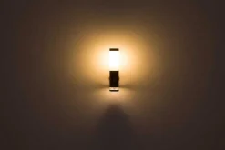 mutoni light Aussenleuchte Jaicy Edelstahl Holzoptik 1Xe27 Led><noscript><img width=