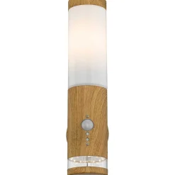 mutoni light Aussenleuchte Jaicy Edelstahl Holzoptik 1Xe27 Led><noscript><img width=