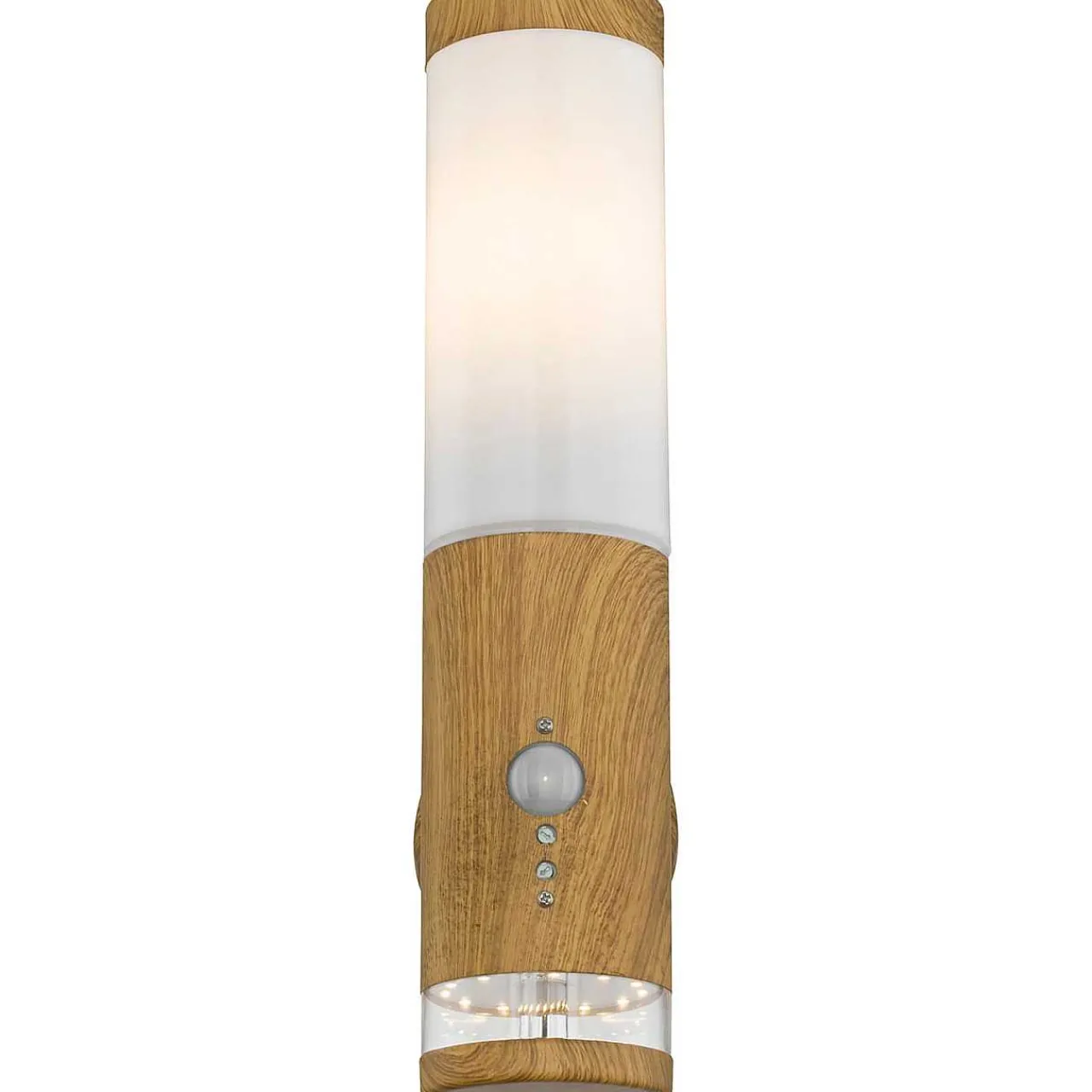 mutoni light Aussenleuchte Jaicy Edelstahl Holzoptik 1Xe27 Led> Led-Aussenleuchten