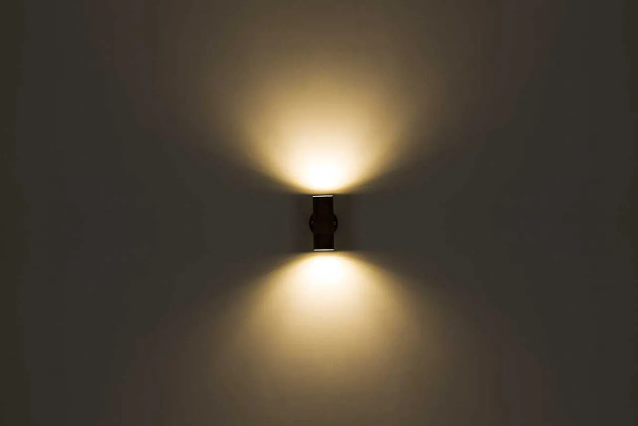 mutoni light Aussenleuchte Jaicy Edelstahl Holzoptik 2Xgu10> Wandleuchten Aussen