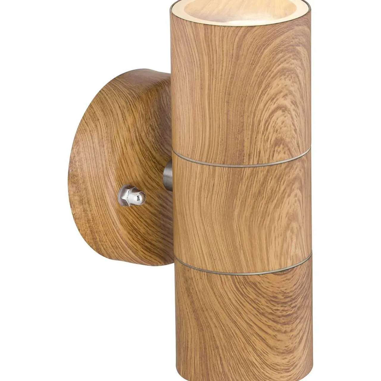 mutoni light Aussenleuchte Jaicy Edelstahl Holzoptik 2Xgu10> Wandleuchten Aussen