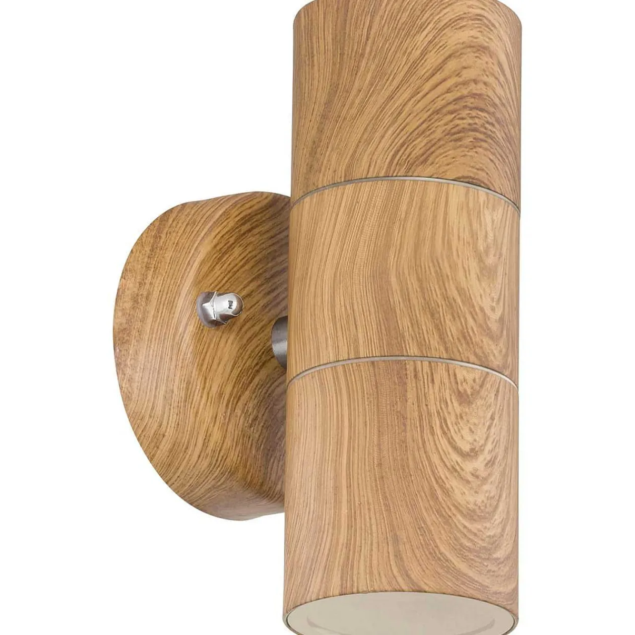 mutoni light Aussenleuchte Jaicy Edelstahl Holzoptik 2Xgu10> Wandleuchten Aussen