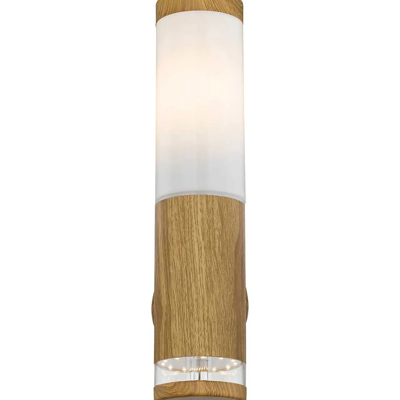mutoni light Aussenleuchte Jaicy Edelstahl Holzoptik 1Xe27 Led> Led-Aussenleuchten