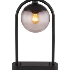 mutoni light Aussenleuchte Michael Metall Glas Schwarz Matt 1Xe27><noscript><img width=