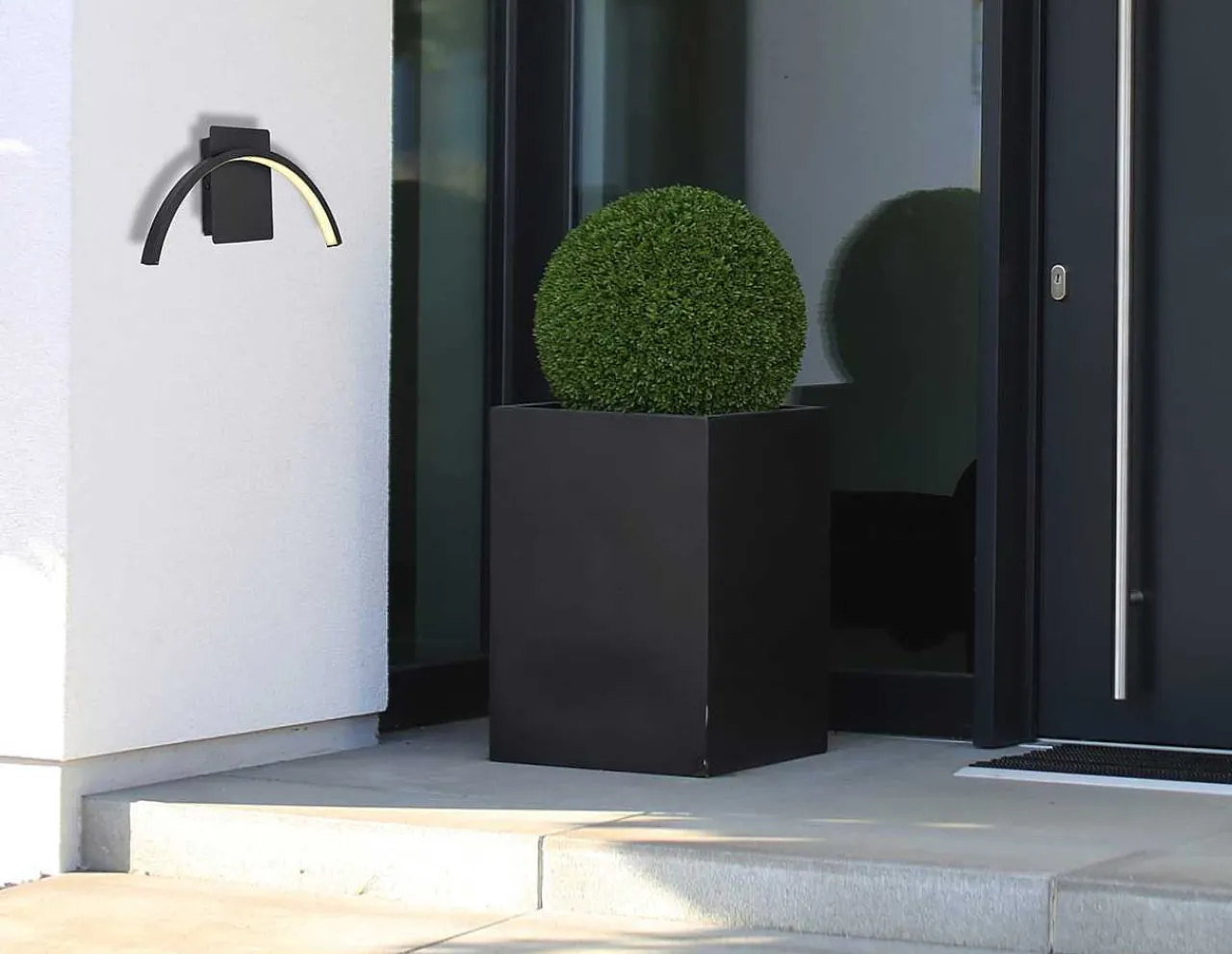 mutoni light Aussenleuchte Naggy Metall Schwarz Opal Led> Led-Aussenleuchten
