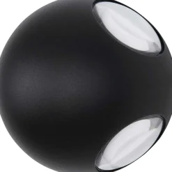 mutoni light Aussenleuchte Slice Aluminium Schwarz Matt Led> Wandleuchten Aussen