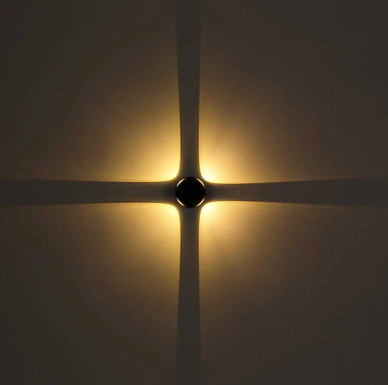 mutoni light Aussenleuchte Slice Aluminium Schwarz Matt Led> Wandleuchten Aussen