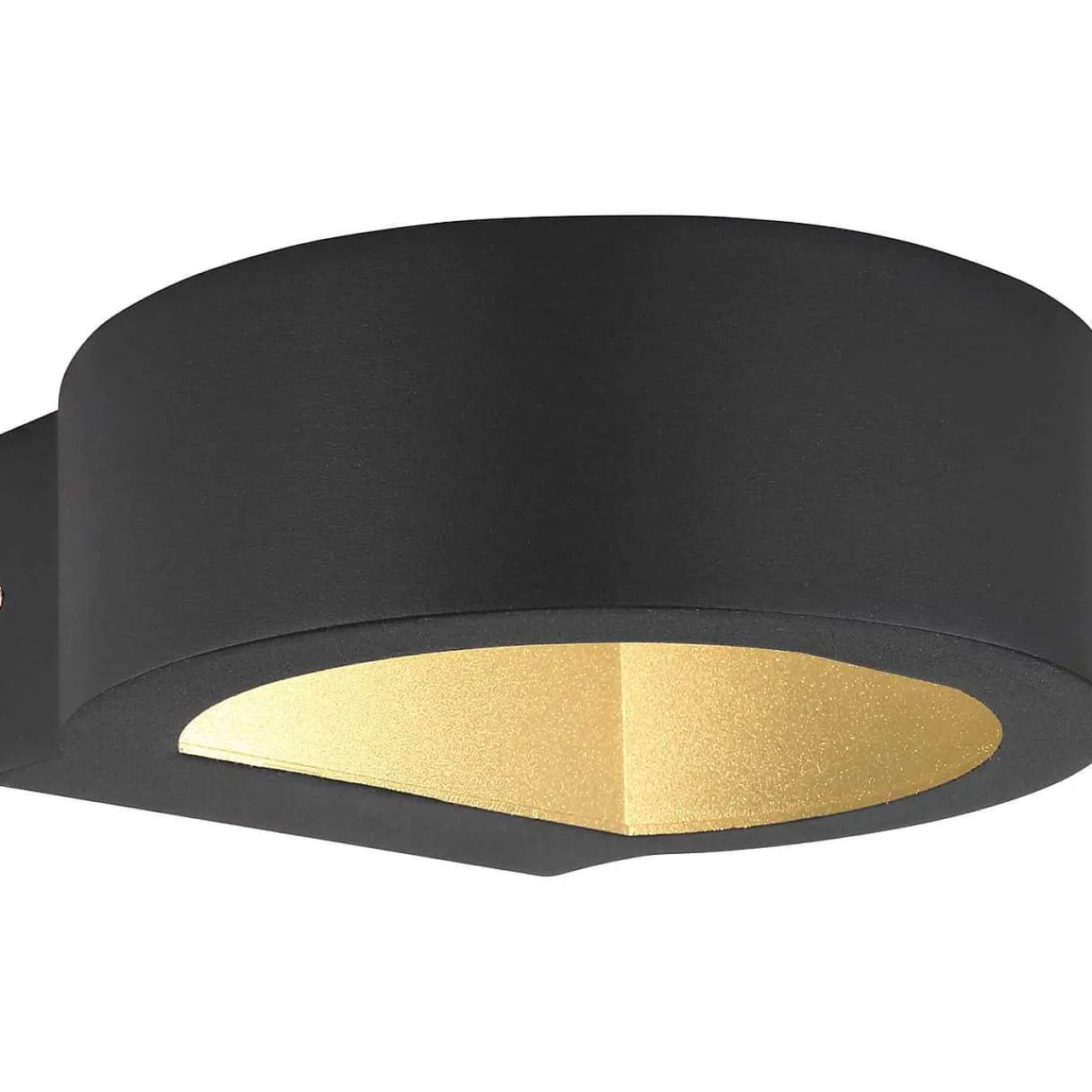 mutoni light Aussenleuchte Slice I Aluminium Schwarz Matt Led> Wandleuchten Aussen