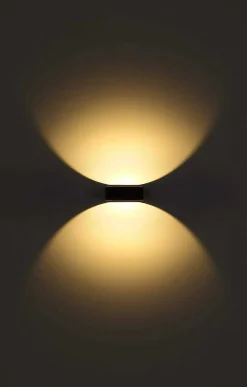 mutoni light Aussenleuchte Slice I Aluminium Schwarz Matt Led><noscript><img width=