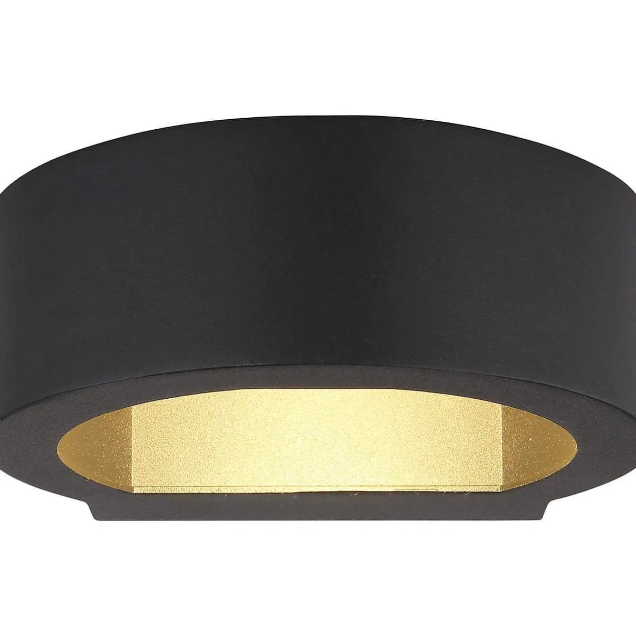mutoni light Aussenleuchte Slice I Aluminium Schwarz Matt Led> Wandleuchten Aussen