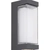mutoni light Aussenleuchte Spurix Aluminium Anthrazit Matt Led> Wandleuchten Aussen