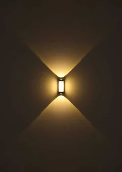 mutoni light Aussenleuchte Spurix Aluminium Anthrazit Matt Led> Wandleuchten Aussen