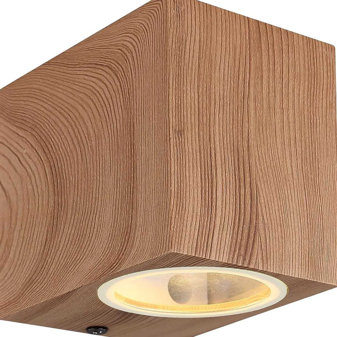 mutoni light Aussenleuchte Veronika Aluminium Holzoptik 1Xgu10> Wandleuchten Aussen