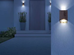 mutoni light Aussenleuchte Veronika Aluminium Holzoptik 1Xgu10><noscript><img width=