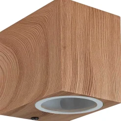 mutoni light Aussenleuchte Veronika Aluminium Holzoptik 1Xgu10><noscript><img width=