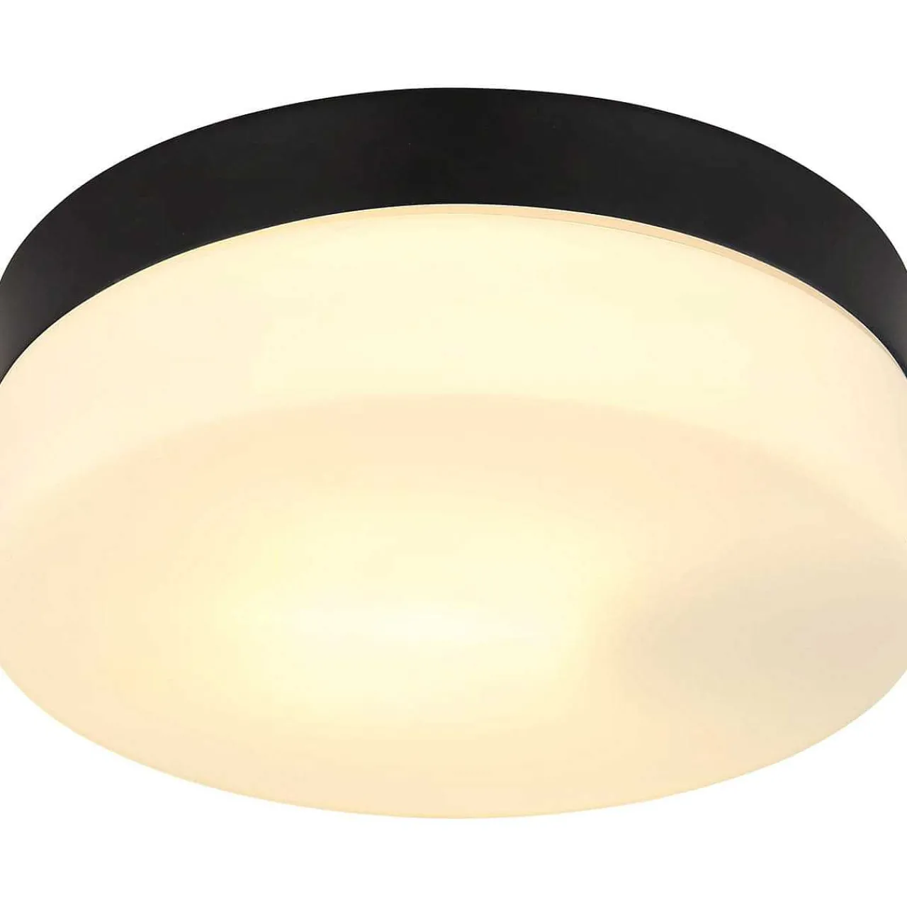 mutoni light Aussenleuchte Vranos Aluminium Schwarz Matt 1Xe27> Deckenleuchten Aussen