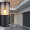 mutoni light Aussenleuchte Xeloo Edelstahl Schwarz 1Xe27> Wandleuchten Aussen