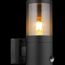 mutoni light Aussenleuchte Xeloo Edelstahl Schwarz 1Xe27> Wandleuchten Aussen