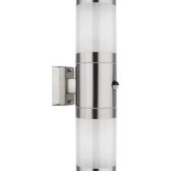 mutoni light Aussenleuchte Xeloo Edelstahl Silber Glanzend 2Xe27><noscript><img width=