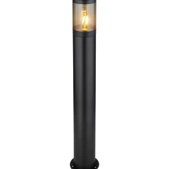 mutoni light Aussenleuchte Xeloo Edelstahl Kunststoff Schwarz Matt 1Xe27> Stehleuchten Aussen